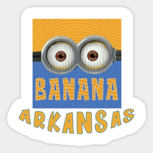 DESPICABLE MINION AMERICA ARKANSAS Sticker